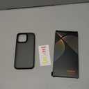 TORRAS Shockproof for iPhone 15 Pro Max Case, 4X Military Grade Drop Proof, Translucent Slim Protective Anti-Scratch Hard PC Back Phone Case for iPhone 15 Pro Max 6.7'', Matte Black Cover