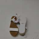 DREAM PAIRS Womens Espadrilles Ankle Stretch Elastic Strap Open Toe Wedges Flats Sandals Size 8