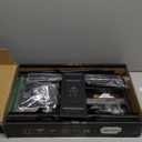 Large Screen Heavy Duty TV Wall Mount for LCD LED Flat and Curved Screens, Articulating Swivel Mount, Max VESA 900x600mm, Black, MOUNT-VW120M