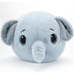 Ellie Puffy Elephant Stuffed Animal (12 in) - Stuffed Elephant Plush Pillow - Plush Elephants Gifts - Cute Plushies Peluches - Plush Toys Stuffy - Cute Pillows