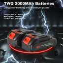 Electric Pruning Shears, 30mm(1.2 inch) Cutting Diameter, Battery Powered Professional Cordless Brushless Pruning for Tree Branch, SK5 Blades2 Pack Lithium-ion Battery