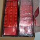 LINKITOM New Halo Rectangle Submersible LED Trailer Light, Super Bright Brake Stop Turn Tail License Lights for Camper Truck RV Boat Snowmobile Over 80" Inch