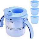 Lamborsafe Dysphagia Cups for Adults 5cc 10cc 15cc, Limited Slow Flow Dysphagia Regulating Drinking Cup for Elderly People with Swallowing Disorders, Prevent Choking and Aspiration