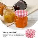 Kichvoe Mason Jar Lids 40 Pack 2.55 Inch Airtight Screw Caps for Canning Jars Jam Jelly Bottles Leak-Proof Bottle Cap Accessories for Food Storage and Pantry