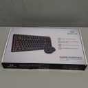 Redragon S156 Wireless Keyboard and Mouse with Tri-Mode, Mechanical Feel Keyboard and 4800 DPI 61G Ultra-Light Gaming Mouse, RGB Backlit, 4 Macro Keys, Long Battery Life for PC, Mac, Ideal for Gamer