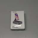 Cell Phone Stand with Wireless Bluetooth Speaker and Anti-Slip Base HD Surround Sound Perfect for Home and Outdoors with Bluetooth Speaker for Desk Compatible with iPhone/ipad/Samsung Galaxy (Black)