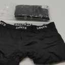 Levi's Mens Boxer Briefs Breathable Cotton Underwear for Men Pack of 6 (Large, 6 Pack Black)