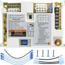 50A55-843 Ignition Control Module Furnace Control Board Universal Integrated Furnace Control Board Furnac Compatible with Both Lennox and White-Rodgers Furnace Systems