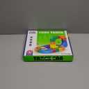 Electric Train Tracks Set for Kids Ages 38,3D Anti Gravity Flexible Race Tracks Building Toy with Motorized Train and Traffic Signs, STEM Building Learning Toy for Kids