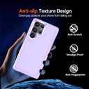 Hualele for Samsung Galaxy S23 Ultra Case,[Military Grade Protection] [Dropproof Shcokproof] Anti-Slip Grip Dual Layer Rugged Heavy Duty Galaxy S23 Ultra Phone Case,Light Purple