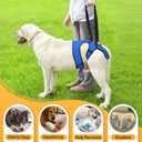 LIANZIMAU Dog Sling for Large Dogs Adjustable Hind Leg Support Lift Harness Senior Canine Mobility Aid Carrier for Back Legs Walking Rehabilitation XL