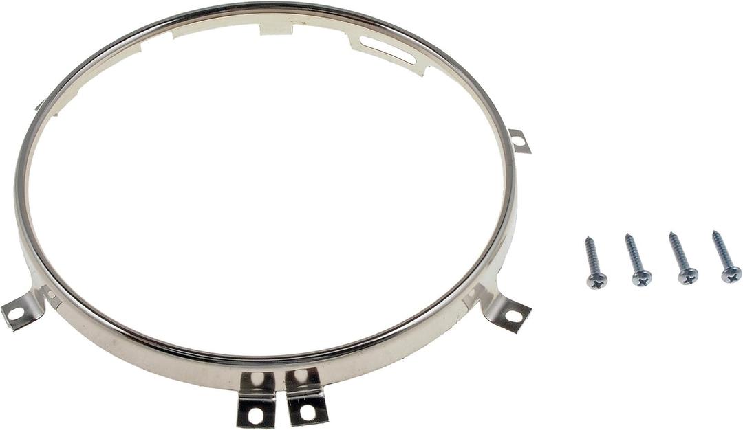 Dorman 42408 Round Headlamp Retaining Ring For 7 In. Headlight Universal Fit