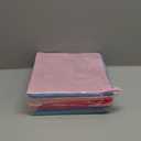 Marsui 8 Pcs Cube Storage Bins with Clear Window 11'' Daycare Storage Cube Organizer Bins for Closet Kid Nursery Playroom with Handle Fabric Collapsible Storage Cubes (Blue, Purple, Rose, Pink)