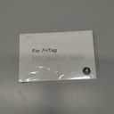 2 x 4 Pack Compatible with Apple Airtag Holder with Keychain,IPX8 Waterproof GPS Cover for Air-Tags Shockproof [Anti-Scratch] Item Finders Case for Pets,Kids,Luggage-Black+White