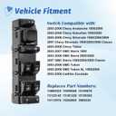 AiYiGu 15883323 Master Power Window Switch Control Button Driver Side Fit for 2003-2007 Chevrolet Chevy Avalanche Suburban Silverado Tahoe, GMC Sierra Yukon, Replaces DWS220 901-075