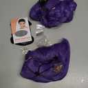 33 Inches Long Purple Braid Anime Costume Wig  High Temperature Heat Resistant Silk Fiber  Natural Looking Costume Wig for Halloween Party, Cosplay (Small Size)