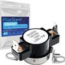 BlueStars Ultra Durable 3204267 Dryer Safety Thermostat Replacement - Compatible with Frigidaire Kenmore Electrolux Dryers - Replaces 508516 73204267 AP213147