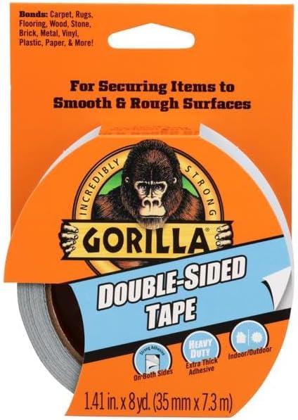 Gorilla 100925 Double Sided Tape, Weather Resistant, 1.41-in. x 8-Yd. - Quantity 66