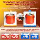 5.3 Gallon Insulated Soup Container, Thermal Hot & Cold Drink Container