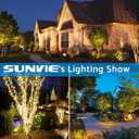 SUNVIE 60W Low Voltage Landscape Transformer with Timer and Photocell Sensor, 120V AC to 12V DC Landscape Lighting Transformer Weatherproof Low Voltage Transformer for Landscape Lights Pathway Lights