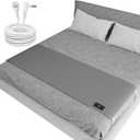 Grounding Sheets for Queen Size Bed, Grounded Bed Sheets with 10% Silver Fiber, Grounding Sheets for Better Sleep, Energy, Gray, 27"*60"