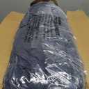Outdoor Chaise Lounge Cushion 72x21x4 Inch, Dark Blue | 50x21 Adirondack Chair Cushion with 21x23 Ottoman, Rocking Chair Pad with Ties for Patio Furniture, Waterproof Fade Resistant