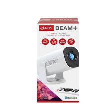 GPX BEAM+ HD Projector, 1280 X 720 Resolution, 110 ANSI Lumens, Bluetooth