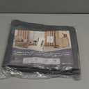 Room Divider Blackout Curtains with Hooks, Extra Wide 6ft Wide Thermal Insulated Drapes for Living Room Bedroom, Sliding Door, Large Windows Dark Grey(1 Panel, 72" W x 108" H)