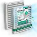 2 Crucial Air Purifier Filters  Compatible with HUNTER Brand Filter Part # 30963  Models 30710, 30711, 30730, 30709, 30710, 30711, 30714  (2 Pack) (4.5" x 13.8" x 7")