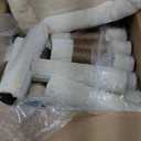 Globlazer Corner Cat Tree, 51in Curved Series Modern Cat Tower for Indoor Cats with Hammock, 7 Sisal Scratching Posts, Large Fan-Shaped Platform for Large Cats, Cat Condo & Hanging Basket, C51, Beige