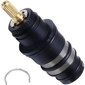 Thermostatic Cartridge Compatible with Hansgrohe 98282000 Cartridge Thermostat Kits, Chrome