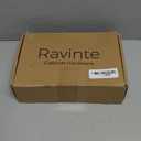 Ravinte 50 Pack 25 Pairs 1/2 Inch Overlay Cabinet Door Hinges Kitchen Satin Nickel Semi-Concealed Face Mount Self-Closing Cabinet Hinges with Bumpers & Screwdriver