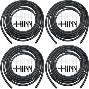 Windshield Washer Hose Repair Kit, Automotive Replacement Windshield Washer Hoses Connect Car Water Pump&Nozzles for Most Car Windshield Washer Tubing (4*4M Washer Fluid Hoses & 48Pcs Hose Connectors)