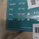 Pillowcases Queen Size 2 Pack, Cooling Viscose from Bamboo Pillow Cases with Envelope Closure, Cool & Breathable Pillow Cover for Hot Sleepers and Night Sweats, 20" x 30"