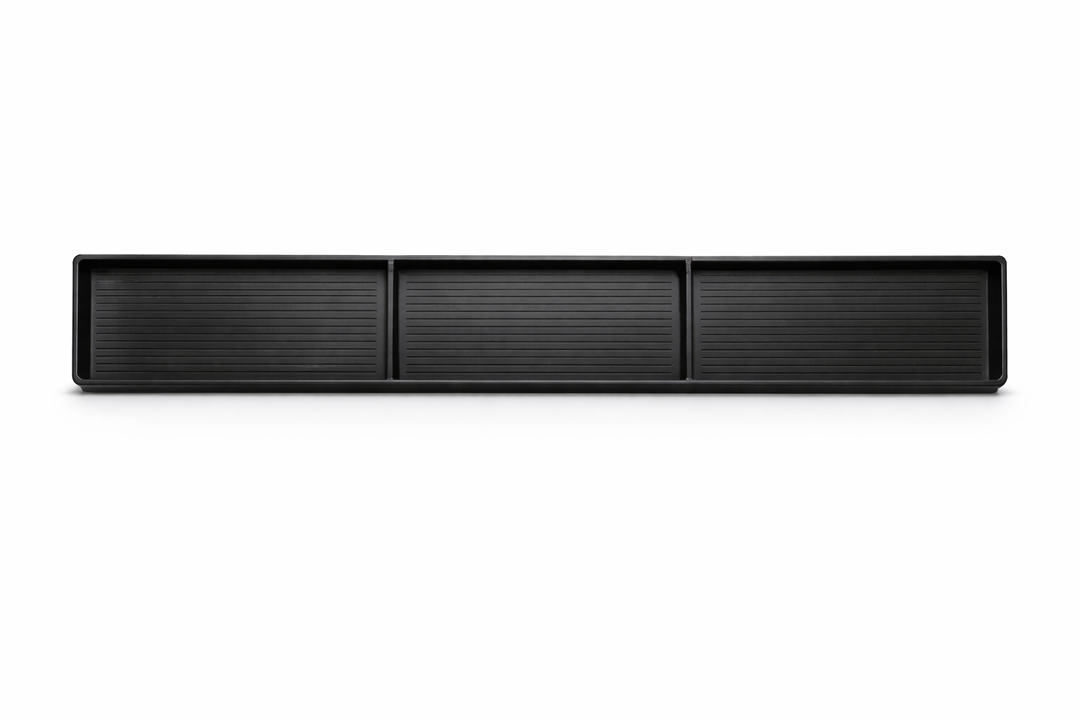 Black Rubber Tray 29 Inch