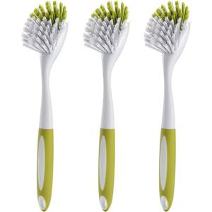 Scrub Brush for Dish Kitchen Sink Pot Pan with Stiff Bristles, Yellow-Green Only 1 Pack