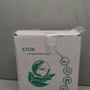 KTOB [50 Pack] 12 Oz Compostable Coffee Cups with Lids and Kraft Sleeves, Eco Friendly Disposable White Paper Cups Combo for Hot Beverage