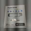 MFi Certified 512GB Flash Drive Photo Stick for iPhone, External Memory Photo Keeper Storage for Data Saver/Backup/Transfer Files/Picture/Video/iPhone/iPad/iOS/Android/PC (Gray)Available Space: ~484GB