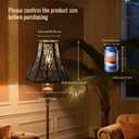 Lampshade Large Lamp Shade (6.2+6.2)" Top x (13+13)" Bottom x 10.8" High (Spider) Metal Black Gold Lamp Shades for Table Lamp, Floor Lamps and Living Room Lights, Forest Etched Lampshades Replacement