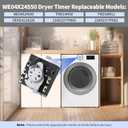 WE04X24550 TMD14M30 234D2377P004 Dryer Timer Compatible with GE/Hotpoint GTD42GASJ2WW GTD42EASJ2WW GTD42GASJ3WW GTD42EASJ0WW GTD42EASJ1WW GTD48EASW0WB Dryer etc.Replacement TMD16M12 234D2377P003 etc.