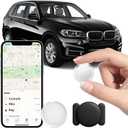 GPS Tracker for Vehicle Works with Find My (iOS Only) Hidden Mini Car Tracker with Magnetic Silicone Case Global Real-Time Item Location Finder Tracking Tag Device No Subscription No SIM Card Required