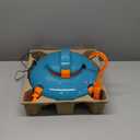 LVKE L1 Cordless Robotic Pool Cleaner, Pool Vacuum for Above Ground Pools with Obstacle-Crossing, 70 Mins Runtime, 40W Powerful Suction, Auto-Parking, Ideal for Flat Pools up to 38 Feet, Orange