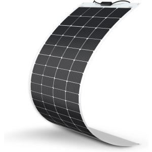 Renogy Solar Panels 200 Watt 12V, Flexible Solar Panel 200W 22% High-Efficiency, 240 Ultra Lightweight Solar Panels for Marine RV Cabin Van Car Boat Camping Curve Surfaces