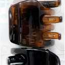 Scunci No-Slip Grip Chunky Jaw Clips | All Day Hold | 2-Pieces per Pack (1-Pack)