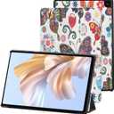 Case for FM 11 (13th Gen, 2023)Auto Wake/Sleep Trifold StandPremium PU StandLightweight & Durable (Butterfly)