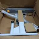 KMINA Toilet Safety Rails for Seniors, Heavy Duty Frame with Handles, Adjustable Height and Width, Handicap Grab Bars