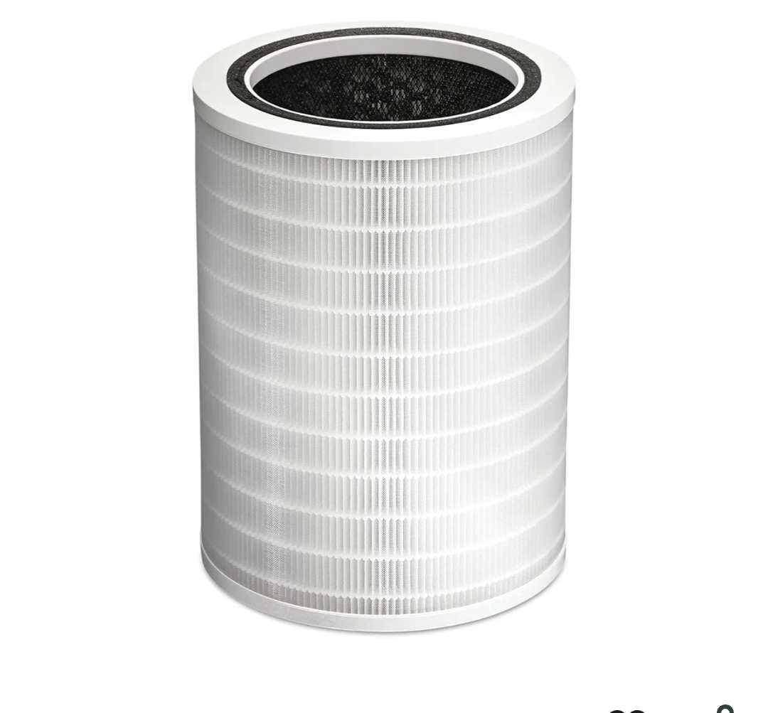 Clorox Large Room Air Purifier True HEPA Replacement Filter, 1,500 Sq. Ft. Capacity, Removes 99.97% of Allergens up to 0.1 Micron, Compatible with 11010 & 11011, 1 Count (12010) (Dented)