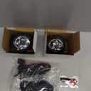 Bevinsee Front Fog Light Lamp Kit & Bulbs Compatible with Suzuki Grand Vitara 2006-2012 SX4 4Dr 2008-2012 Swift Pair Fog Light Assembly