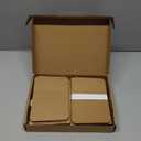 Sustainable Greetings Kraft Paper Blank Greeting Postcards and Envelopes, Rounded Edges (6 x 4 In, 48 Pack) - Blank Card Envelope