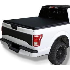 INEXRUD Soft Roll Up 5'4"/ 64" Truck Bed Cover Compatible for 2017 2018 2019 2020 2021 2022 2023 2024 2025 Honda Ridgeline Vinyl Tonneau Cover